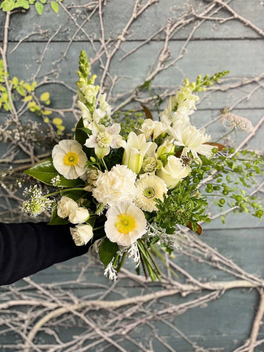 Big White-Local NZ Florist -The Wild Rose | Nationwide delivery, Free for orders over $100 | Flower Delivery Auckland