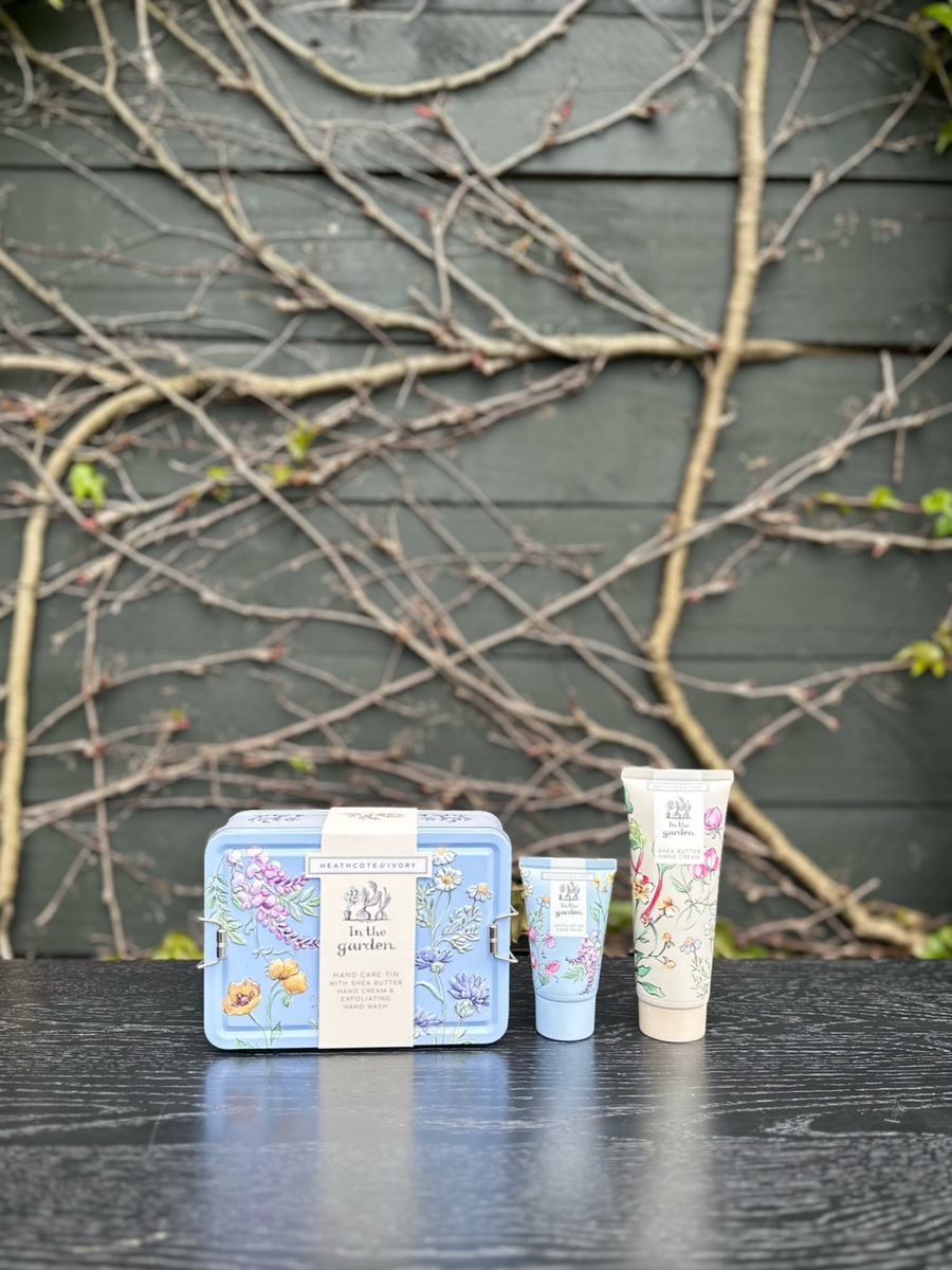 Heathcote & Ivory In The Garden Hand Care Tin-Local NZ Florist -The Wild Rose | Nationwide delivery, Free for orders over $100 | Flower Delivery Auckland