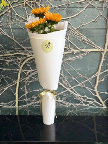 Sunflower Trio-Local NZ Florist -The Wild Rose | Nationwide delivery, Free for orders over $100 | Flower Delivery Auckland