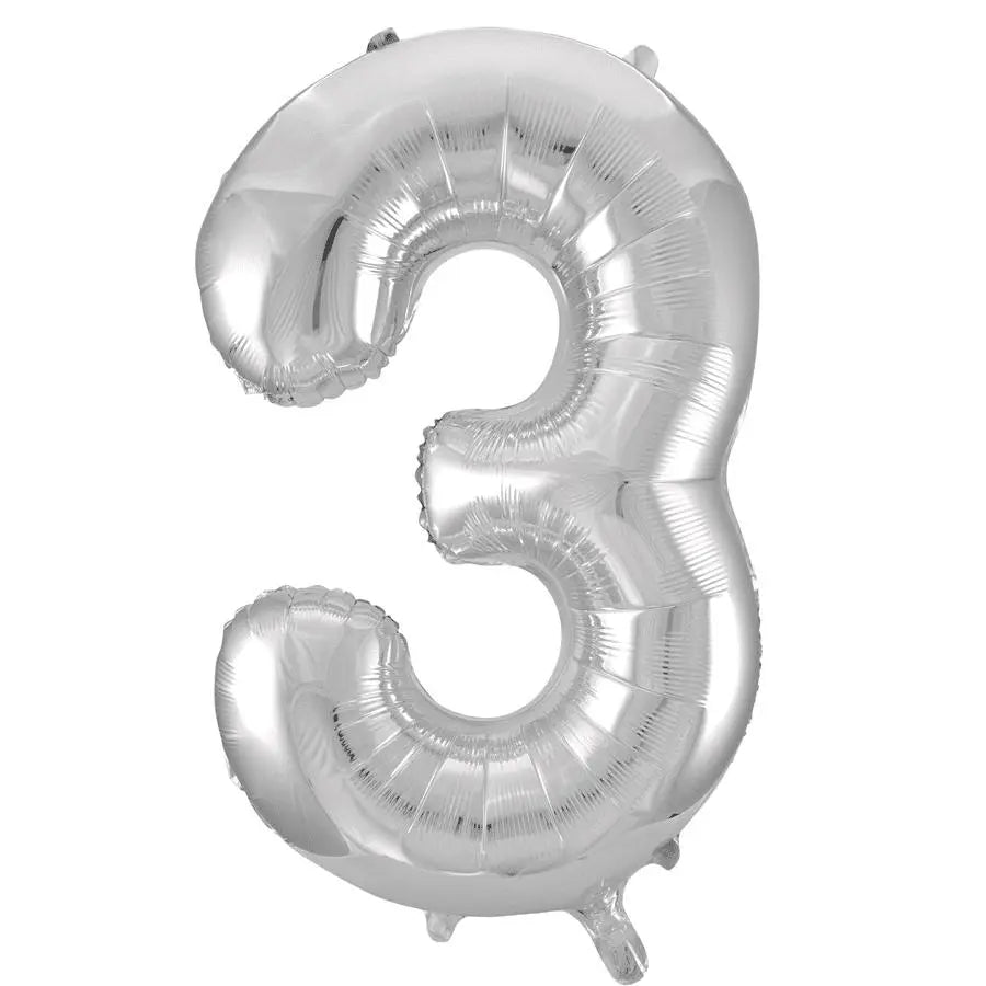 Foil 'Number' Helium Balloon-Local NZ Florist -The Wild Rose | Nationwide delivery, Free for orders over $100 | Flower Delivery Auckland