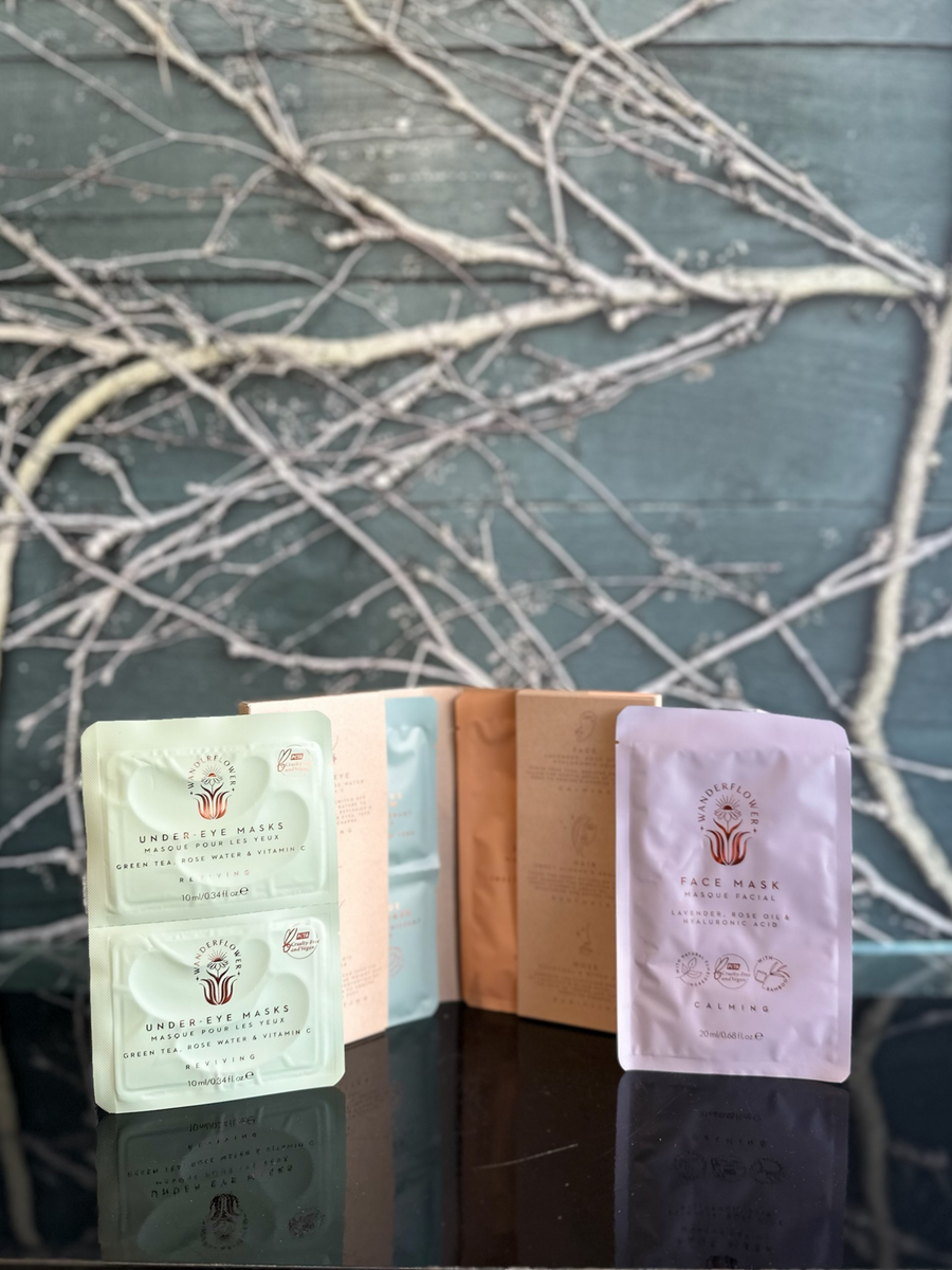 Wanderflower Hydrate & Replenish- Sheet Mask set-Local NZ Florist -The Wild Rose | Nationwide delivery, Free for orders over $100 | Flower Delivery Auckland