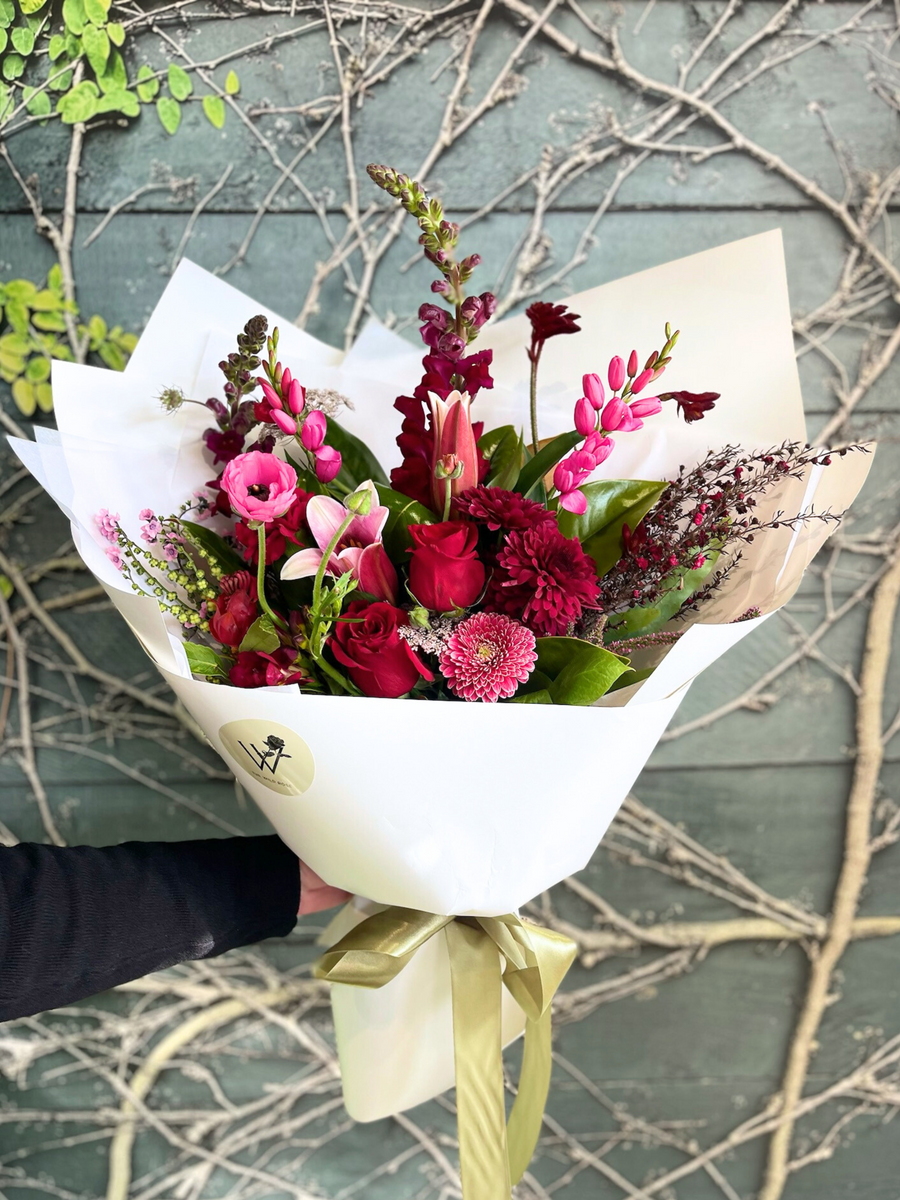 Lush Pinks - Managers Favourite-Local NZ Florist -The Wild Rose | Nationwide delivery, Free for orders over $100 | Flower Delivery Auckland