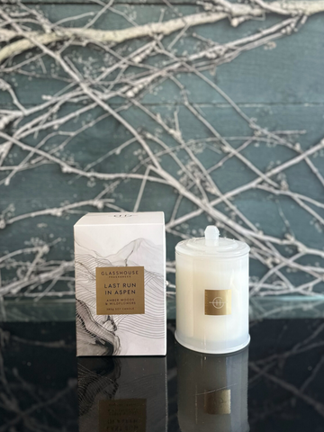 Glasshouse Last Run in Aspen 380g candle-Local NZ Florist -The Wild Rose | Nationwide delivery, Free for orders over $100 | Flower Delivery Auckland