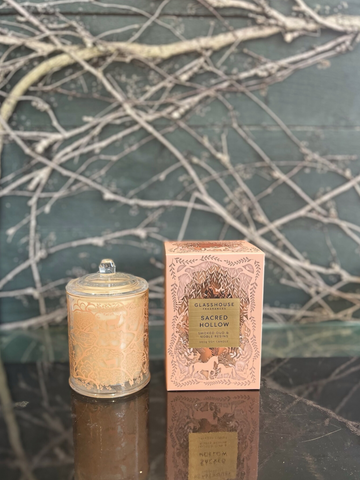 Glasshouse Sacred Hollow 380g candle-Local NZ Florist -The Wild Rose | Nationwide delivery, Free for orders over $100 | Flower Delivery Auckland