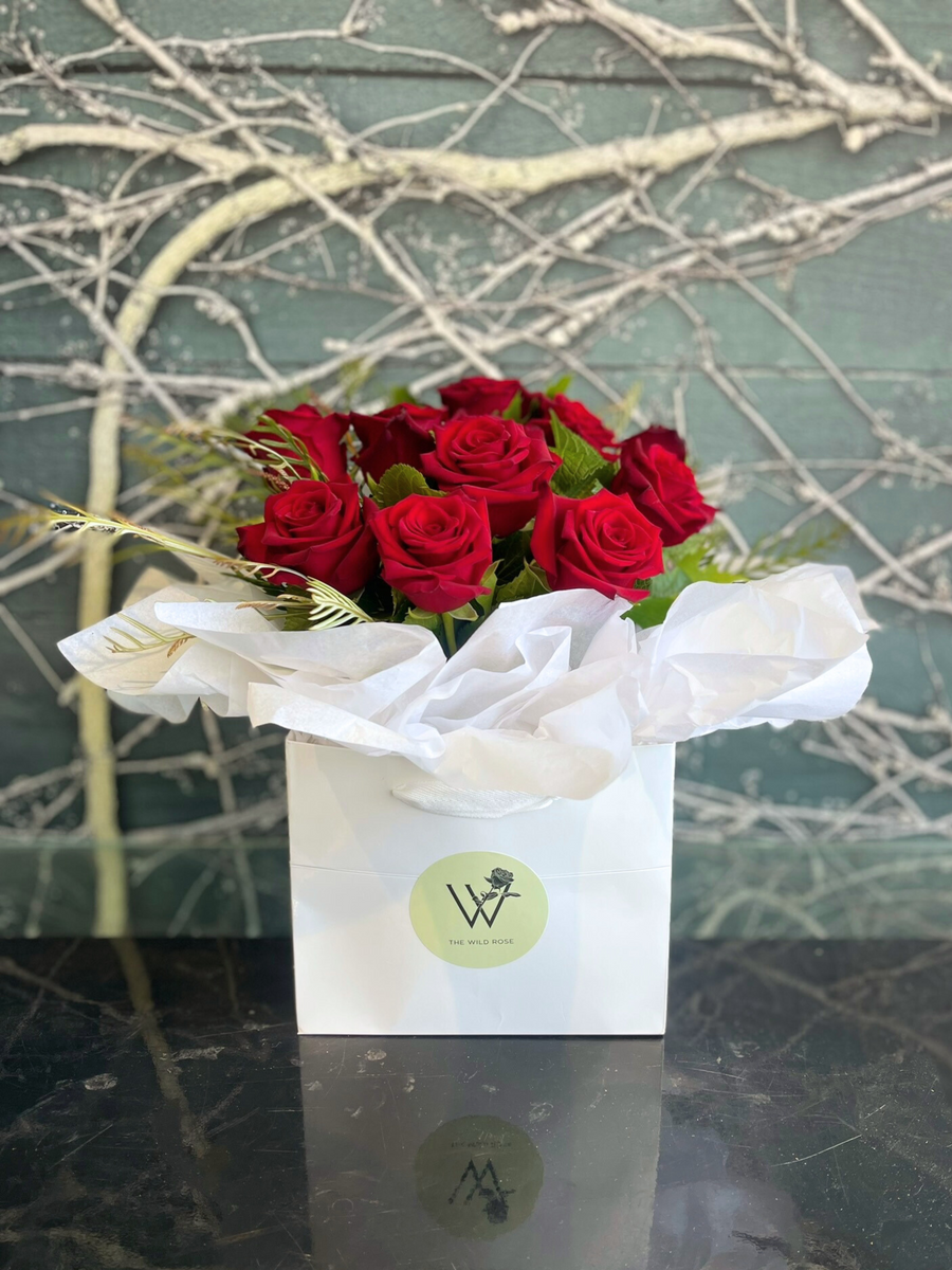 Red Rose Patch-Local NZ Florist -The Wild Rose | Nationwide delivery, Free for orders over $100 | Flower Delivery Auckland