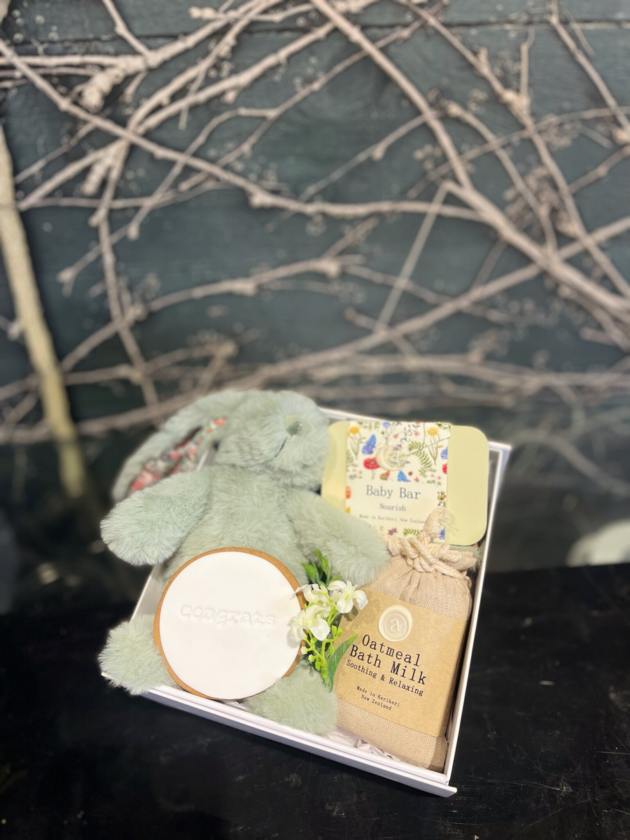 Natural Nourish Baby Box-Local NZ Florist -The Wild Rose | Nationwide delivery, Free for orders over $100 | Flower Delivery Auckland