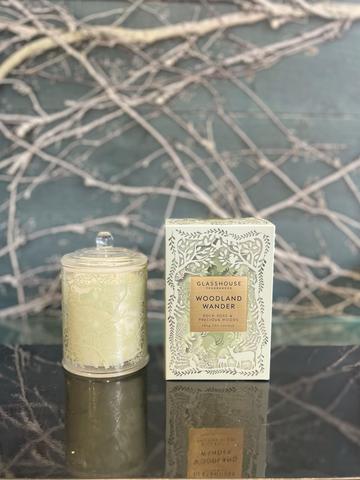 Glasshouse Woodland Wander 380g candle-Local NZ Florist -The Wild Rose | Nationwide delivery, Free for orders over $100 | Flower Delivery Auckland