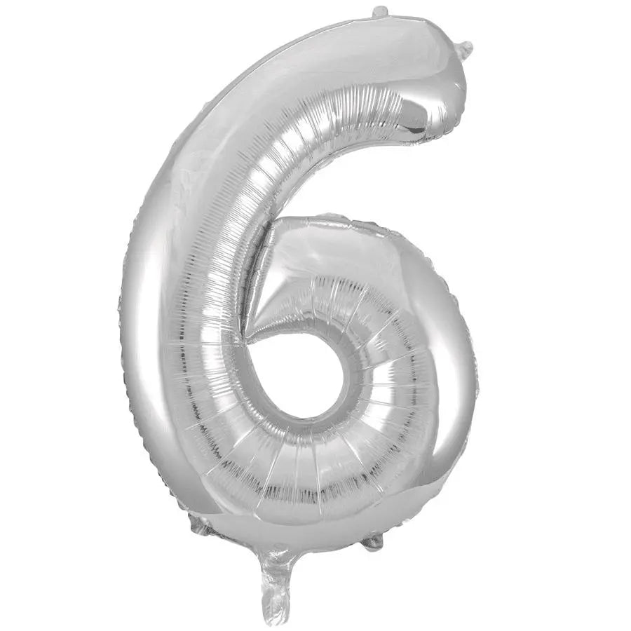 Foil 'Number' Helium Balloon-Local NZ Florist -The Wild Rose | Nationwide delivery, Free for orders over $100 | Flower Delivery Auckland