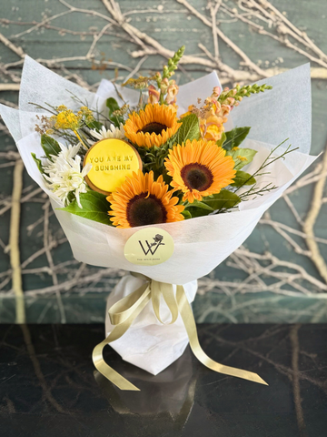 Splash Of Sunshine Bouquet-Local NZ Florist -The Wild Rose | Nationwide delivery, Free for orders over $100 | Flower Delivery Auckland