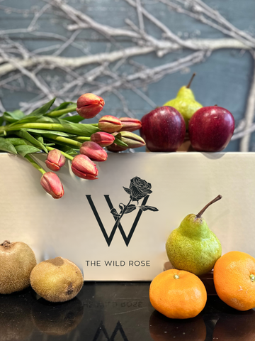 Floral & Fruit Box-Local NZ Florist -The Wild Rose | Nationwide delivery, Free for orders over $100 | Flower Delivery Auckland
