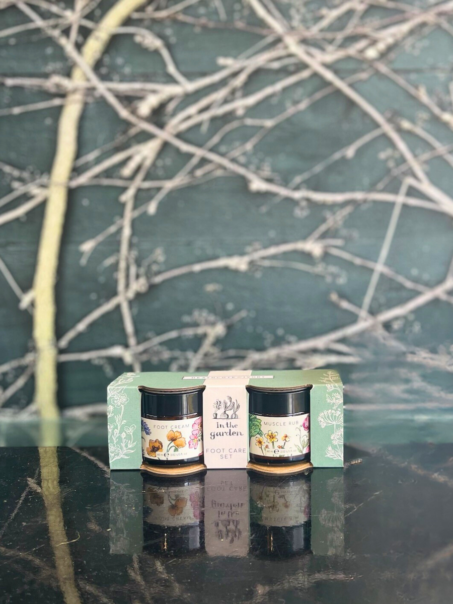 Heathcote & Ivory In The Garden Foot Cream Duo-Local NZ Florist -The Wild Rose | Nationwide delivery, Free for orders over $100 | Flower Delivery Auckland